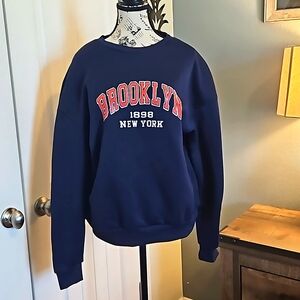 Brooklyn Navy Blue Sweatshirt